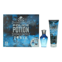 Police Potion Power 2 Piece Gift Set: Eau de Parfum 30ml - Shower Gel 100ml - Sense42 Beauty and Health