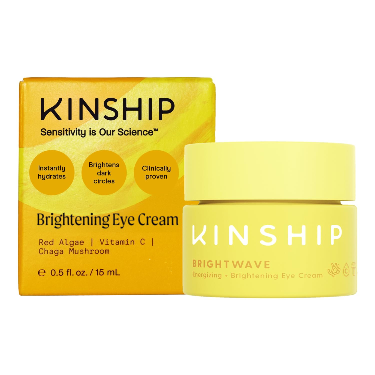 Kinship Brightwave Energizing + Brightening Eye Cream 15g - Sense42 Beauty and Health