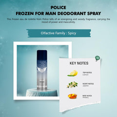 Police Frozen Deodorant Spray 200ml - Sense42 Beauty and Health