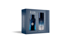 Banderas Perfumes - The Icon Gift Set for Men EDT 100 ml + Deodorant 150 ml - Long Lasting - Masculine, Elegant, With Personality fragrance - Amber Woody Notes - Ideal for Special Events - Sense42 Beauty and Health