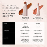 Fenty Beauty Bright Fix Eye Brightener Concealer 10ml - 08 Deep Melon - Sense42 Beauty and Health