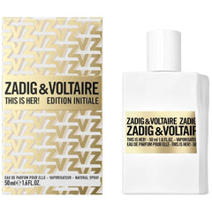 Zadig & Voltaire This is Her! Edition Initiale Eau de Parfum 50ml Spray - Sense42 Beauty and Health