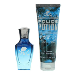 Police Potion Power 2 Piece Gift Set: Eau de Parfum 30ml - Shower Gel 100ml - Sense42 Beauty and Health