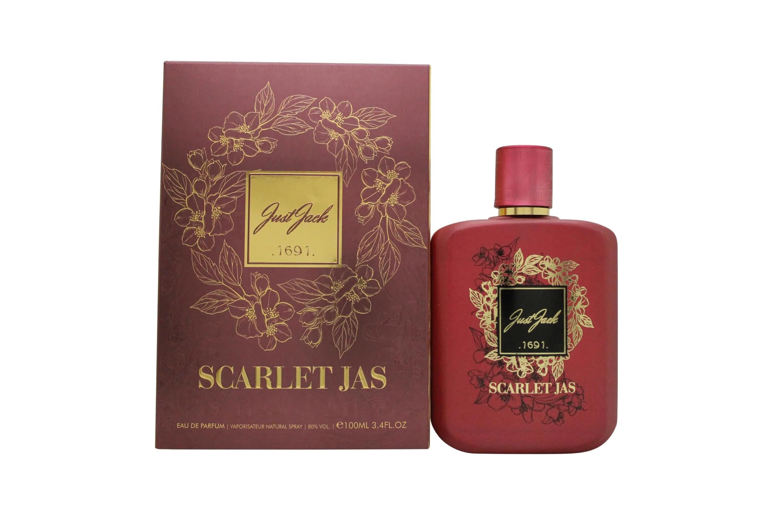 Just Jack Scarlet Jas Eau de Parfum 100ml Spray - Sense42 Beauty and Health