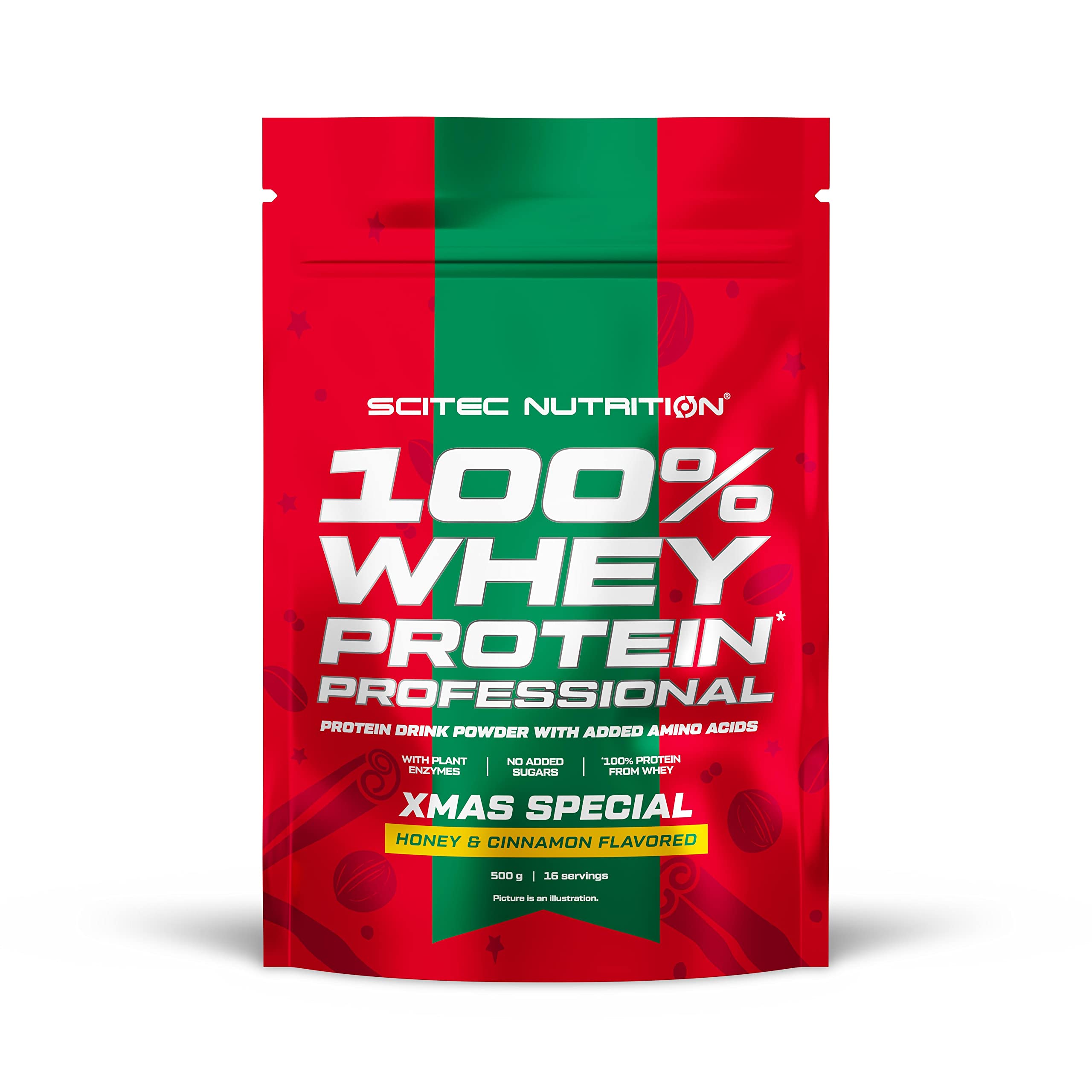 SciTec 100% Whey Protein Professional Honey & Cinnamon - 500g - Sense42 Beauty and Health