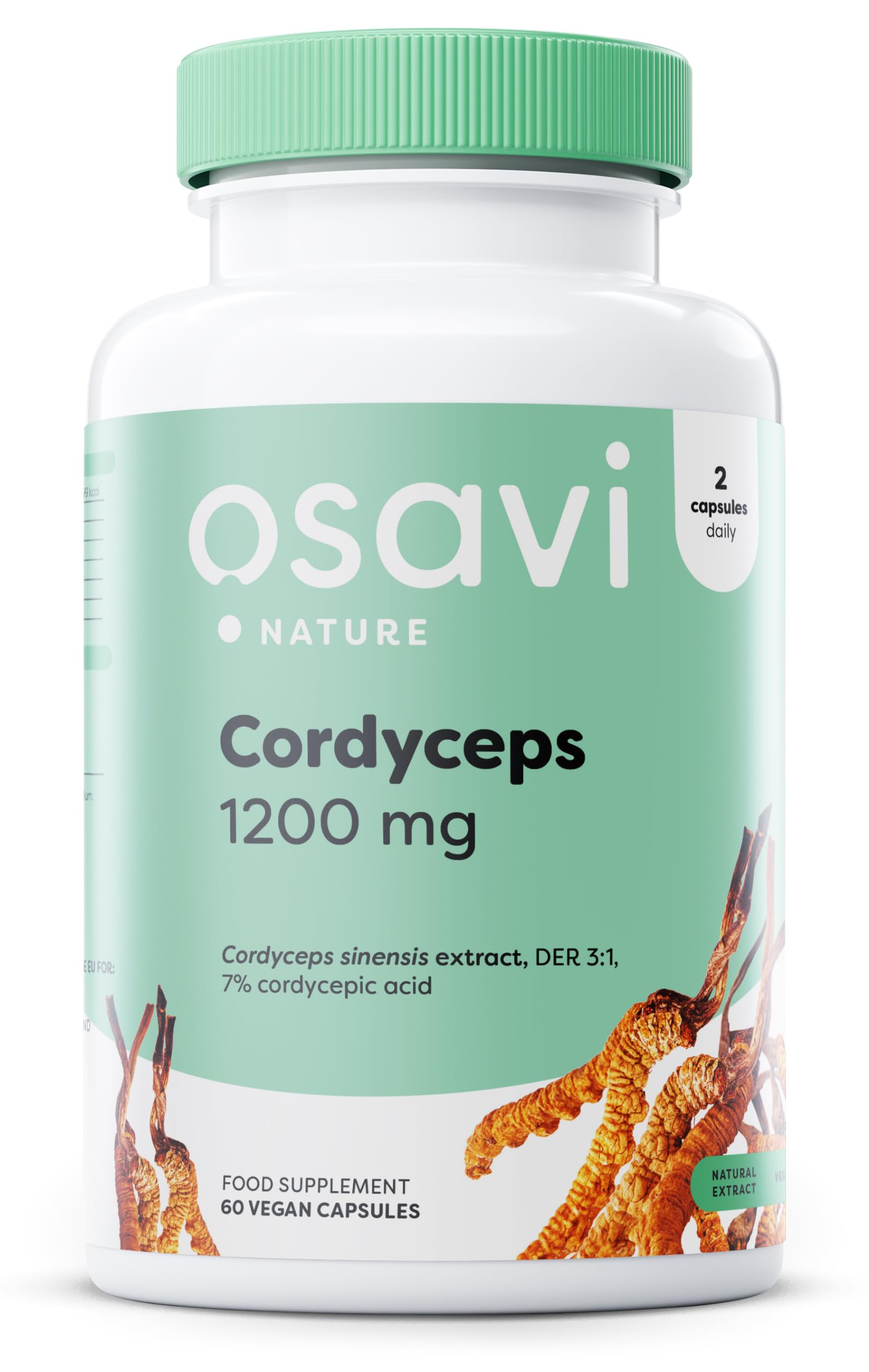 Osavi Cordyceps 1200mg - 60 vegan caps - Sense42 Beauty and Health