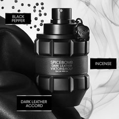 Spicebomb Dark Leather by Viktor and Rolf for Men - 3.04 oz EDP Spray