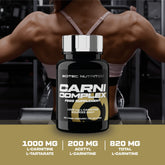 Scitec Nutrition Carni Complex – Advanced Amino Acid Derivative Formula – for Optimal Fat Metabolism – with L-Carnitine, 60 Capsules - Sense42 Beauty and Health