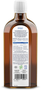 Osavi Norwegian Cod Liver Oil 1000mg Omega 3 (Lemon-Mint) - 250 ml. - Sense42 Beauty and Health