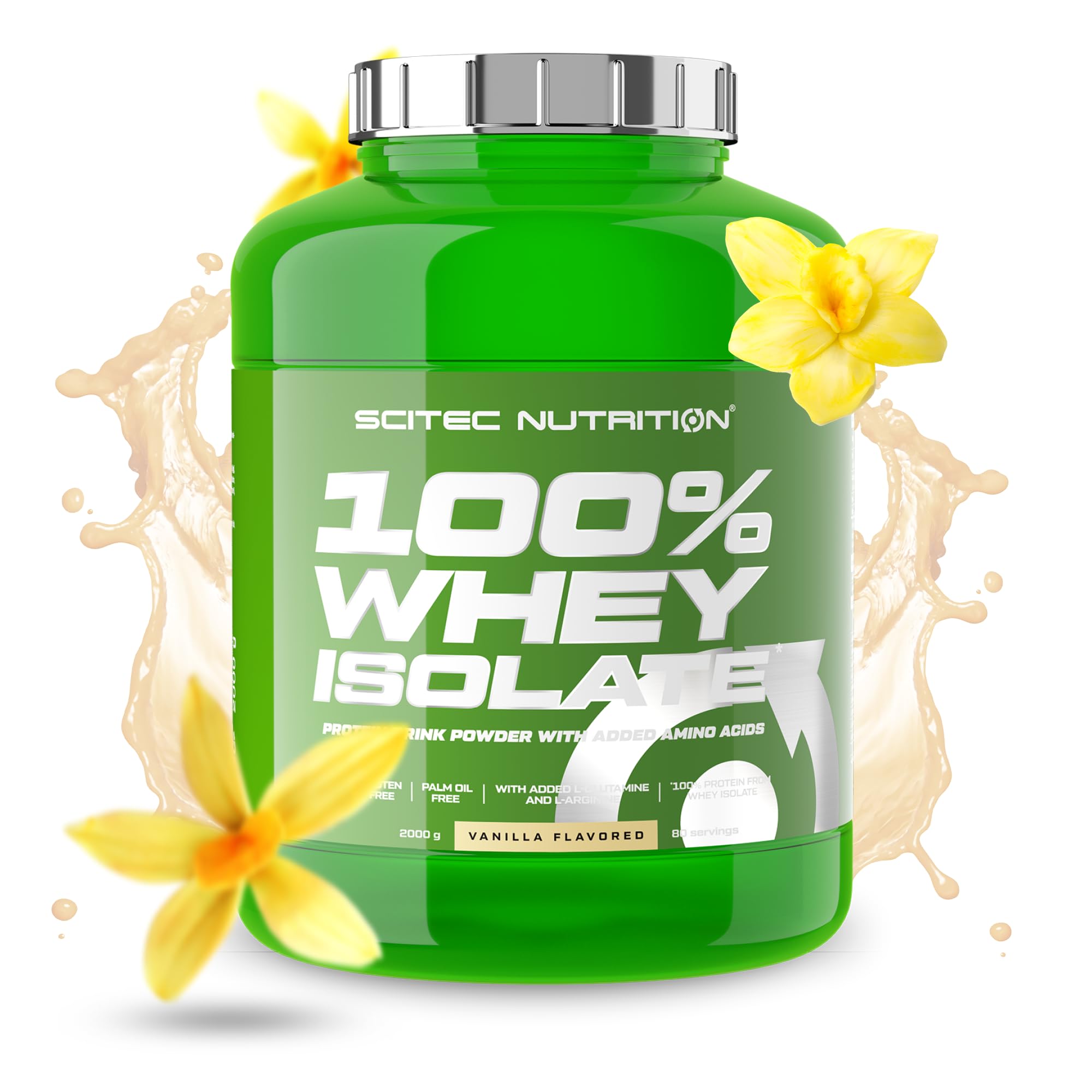 SciTec 100% Whey Isolate Vanilla - 2000g - Sense42 Beauty and Health