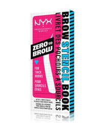 Nyx Zero To Brow Eyebrow Stencils 4 Pieces - For Thick Brows