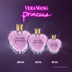 VERA WANG Princess - Eau de Toilette for Women - Fruity & Floral Profile with Notes of Apple, Guava, Vanilla - Medium Longevity - 50ml - Sense42 Beauty and Health