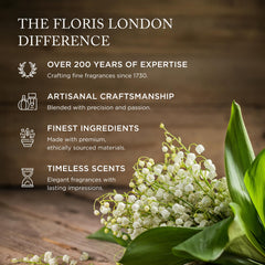 Floris London Lily Eau de Toilette (100 ml) | Enchanting & Uplifting Floral Fragrance | Delicately Enhanced with Egyptian Jasmine & Bulgarian Rose | Perfect for Everyday Wear | Fresh & Feminine Scent
