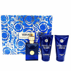 Versace Dylan Blue Eau de Toilette 50ml Gift Set 2024 (Contains 50ml EDT, 50ml Shower Gel and 50ml After Shave Balm) - Sense42 Beauty and Health