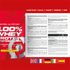 Scitec Nutrition 100% Whey Protein Professional – Enhanced with Extra Amino Acids & Digestive Enzymes – Gluten-Free – Palm Oil Free, 500g, Lemon Cheesecake - Sense42 Beauty and Health