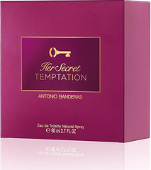 Antonio Banderas Her Secret Temptation Eau de Toilette 80ml Spray - Sense42 Beauty and Health