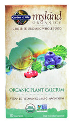 Mykind Organics Plant Calcium - 180 vcaps - Sense42 Beauty and Health