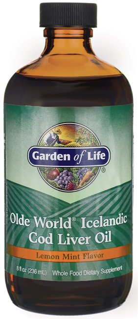 Olde World Icelandic Cod Liver Oil, Lemon Mint - 236 ml. - Sense42 Beauty and Health