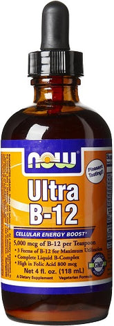 Vitamin B-12 Ultra, Liquid - 118 ml. - Sense42 Beauty and Health