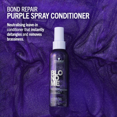 Schwarzkopf Professional BlondMe Bond Repair Purple Spray Conditioner - Sense42 Beauty and Health