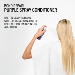 Schwarzkopf Professional BlondMe Bond Repair Purple Spray Conditioner - Sense42 Beauty and Health