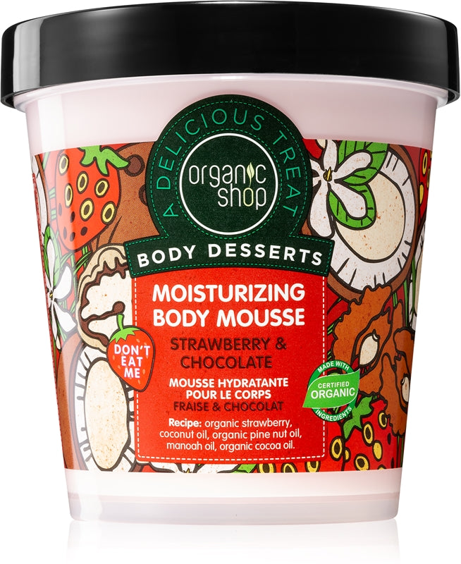 Organic Shop Body Desserts Strawberry & Chocolate - Sense42 Beauty and Health