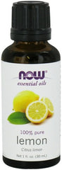 NOW Foods Essential Oil Lemon Oil - 30 ml. - Sense42 Beauty and Health
