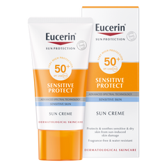 Eucerin Sensitive Protect Sun Cream SPF50+ - Sense42 Beauty and Health