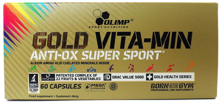 Gold VITA-MIN anti-OX super sport - 60 caps - Sense42 Beauty and Health