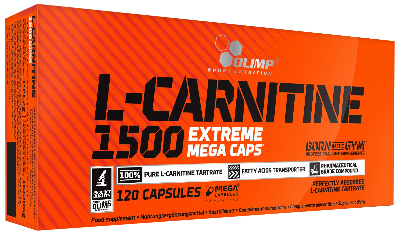 L-Carnitine 1500 Extreme - 120 caps - Sense42 Beauty and Health