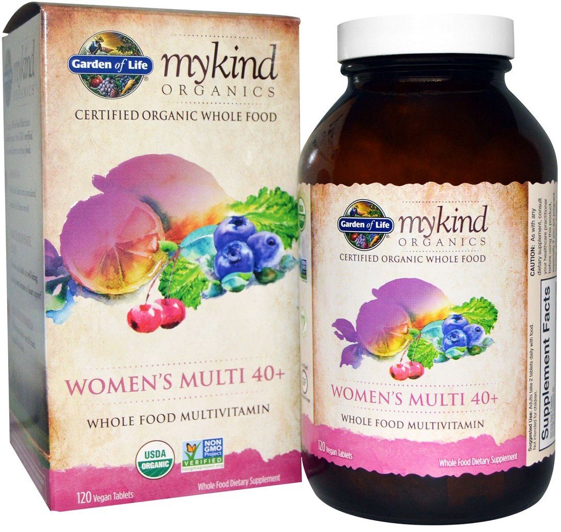Mykind Organics Women's Multi 40+ - 120 vegan tablets - Sense42 Beauty and Health