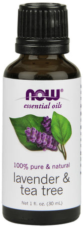 NOW Foods Essential Oil Lavender & Tea Tree Oil - 30 ml. - Sense42 Beauty and Health