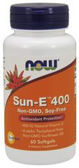 Sun-E, 400 IU - 60 softgels - Sense42 Beauty and Health