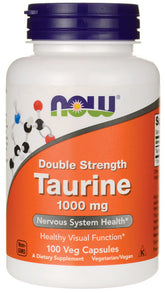 Taurine, 1000mg Double Strength - 100 vcaps - Sense42 Beauty and Health