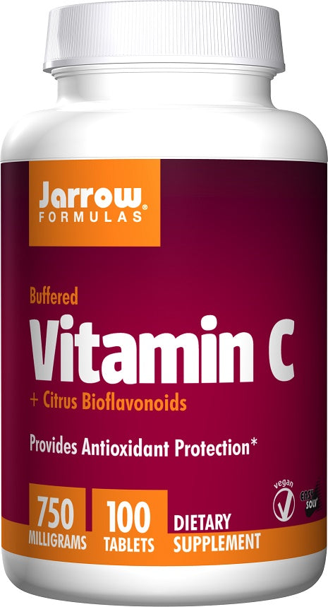 Vitamin C (Buffered) + Citrus Bioflavonoids, 750mg - 100 tabs - Sense42 Beauty and Health