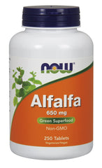 Alfalfa, 650mg - 250 tablets - Sense42 Beauty and Health