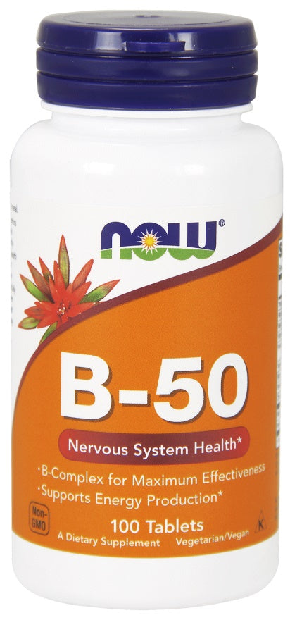 Vitamin B-50 - 100 tablets - Sense42 Beauty and Health