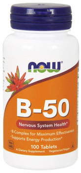 Vitamin B-50 - 100 tablets - Sense42 Beauty and Health