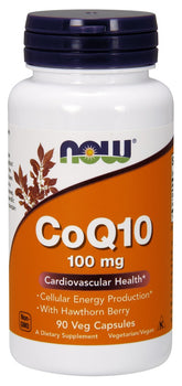 CoQ10 with Hawthorn Berry, 100mg - 90 vcaps - Sense42 Beauty and Health