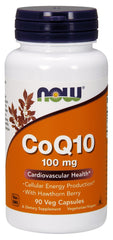 CoQ10 with Hawthorn Berry, 100mg - 90 vcaps - Sense42 Beauty and Health