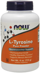 L-Tyrosine, Powder - 113g - Sense42 Beauty and Health
