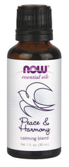 NOW Foods Essential Oil, Peace & Harmony Oil Blend - 30 ml.