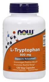 L-Tryptophan, 500mg - 120 vcaps - Sense42 Beauty and Health