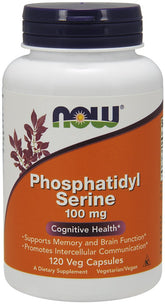 Phosphatidyl Serine, 100mg - 120 vcaps - Sense42 Beauty and Health