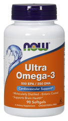 NOW Foods Ultra Omega-3 - 90 softgels - Sense42 Beauty and Health