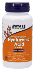 Hyaluronic Acid, 100mg Double Strength - 60 vcaps - Sense42 Beauty and Health