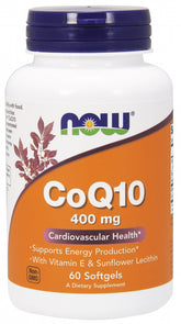 CoQ10 with Lecithin & Vitamin E, 400mg - 60 softgels - Sense42 Beauty and Health