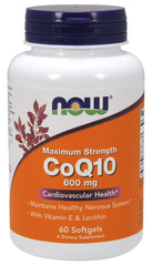 CoQ10 with Lecithin & Vitamin E, 600mg - 60 softgels - Sense42 Beauty and Health