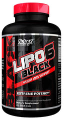 Lipo-6 Black - 120 liquid caps - Sense42 Beauty and Health