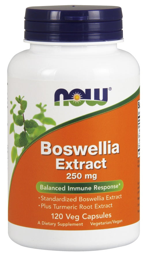 Boswellia Extract Plus Turmeric Root Extract, 250mg - 120 vcaps - Sense42 Beauty and Health